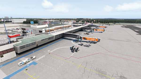 Screenshot z X-Plane 11 - Add-on: Aerosoft - Airport Berlin Brandenburg V2
