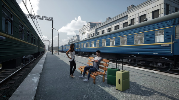 Screenshot z Train Travel Simulator