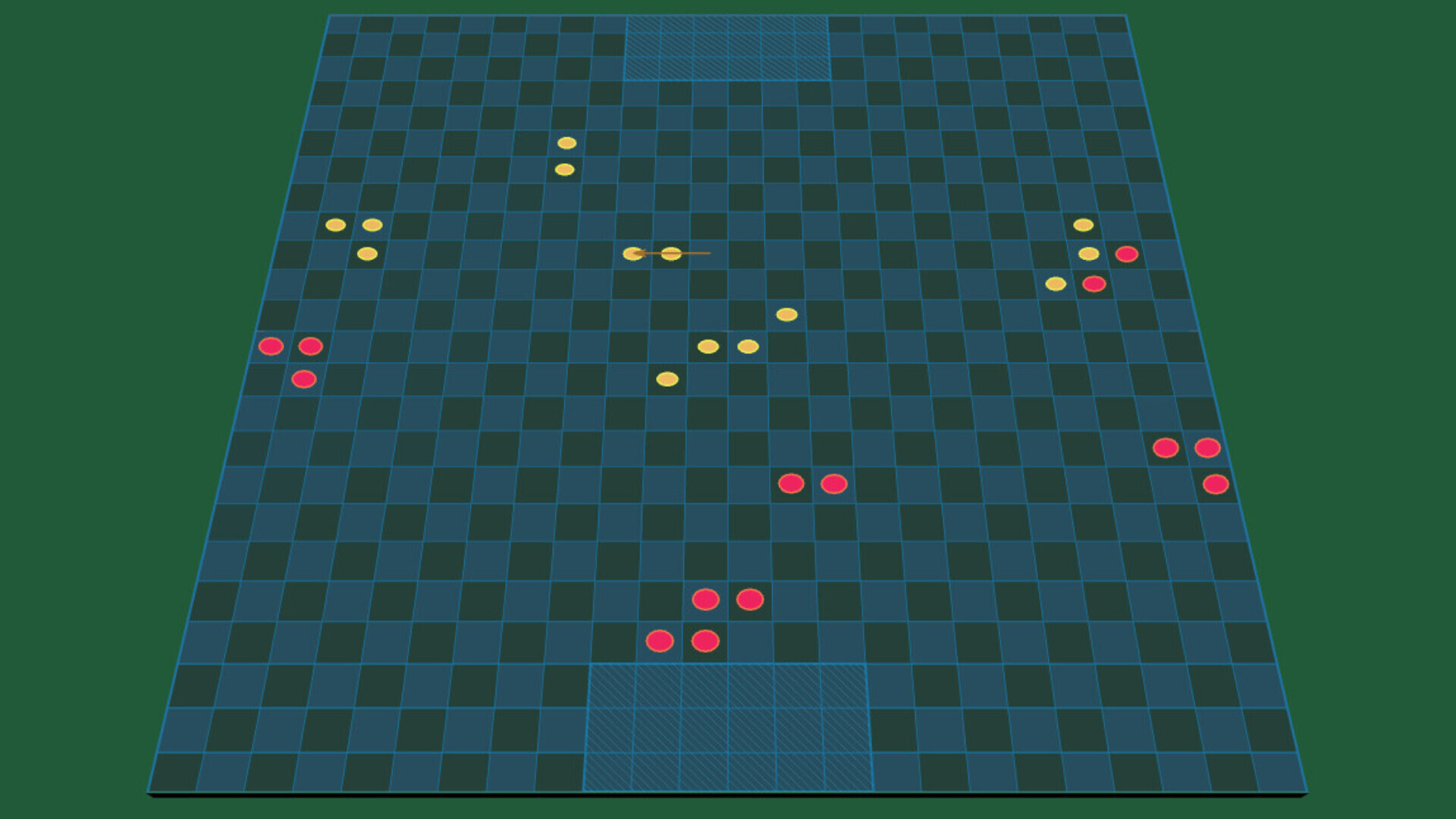 Ukrainian Soccer ( any two points directed towards the net can score ) screenshot 4