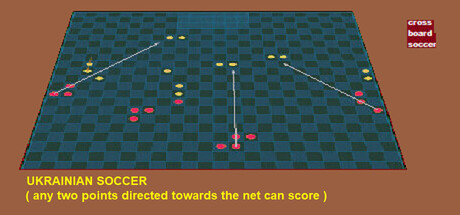 ukrainian soccer ( any two points directed towards the net can score ) vertical card thumbnail