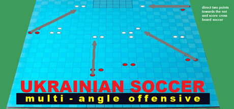 Ukrainian Soccer  ( direct two points towards the net and score )