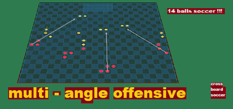 multi-angle offensive !!!  ( cross board soccer )