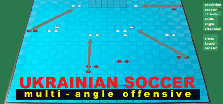 Ukrainian Soccer ( direct two points towards the net and score )