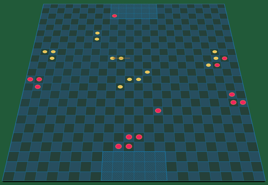 Ukrainian Soccer  ( any two points directed towards the net can score ) screenshot #5