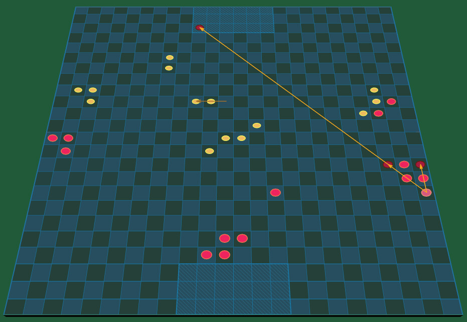 Ukrainian Soccer  ( any two points directed towards the net can score ) screenshot #4