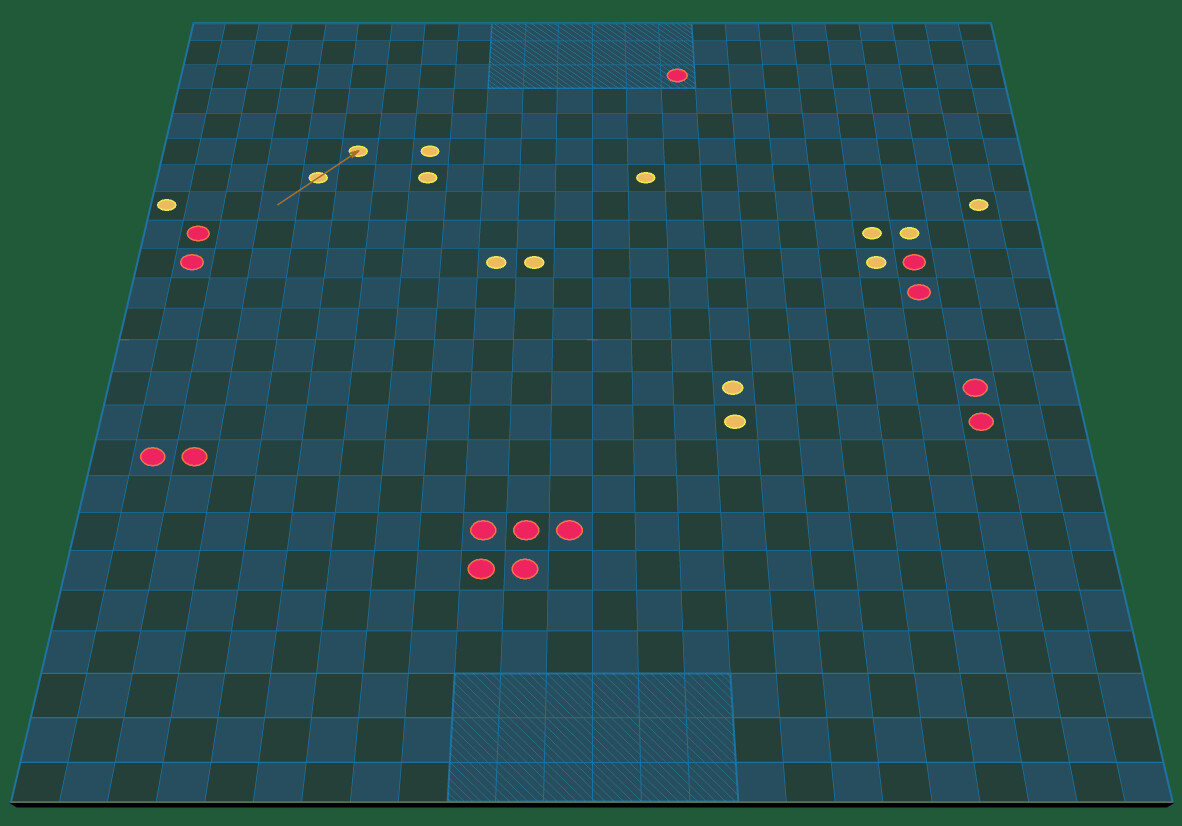 Ukrainian Soccer  ( any two points directed towards the net can score ) screenshot #3