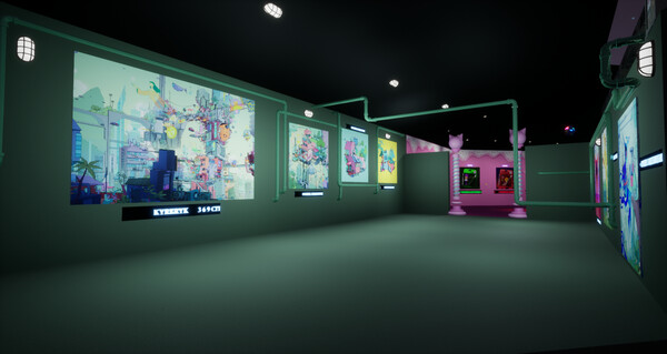 Screenshot z DAMA GALLERIA