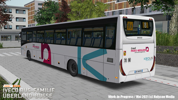 OMSI 2 Add-on IVECO Bus-Familie Überland-Busse — скриншот 7