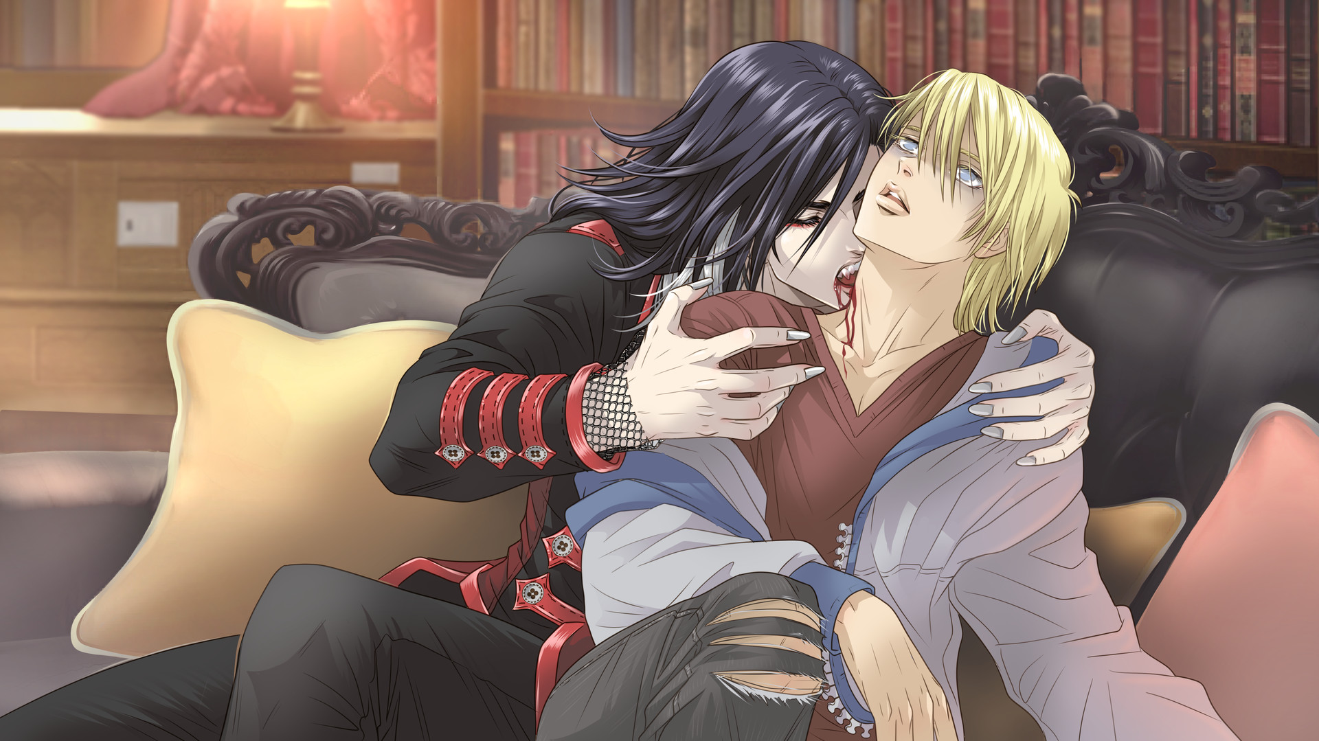 Vampire Slave 1: A Yaoi Visual Novel screenshot 1