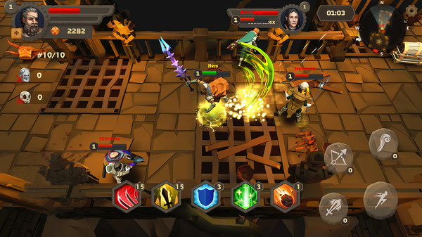 Overlord - RPG Online Battle Screenshot
