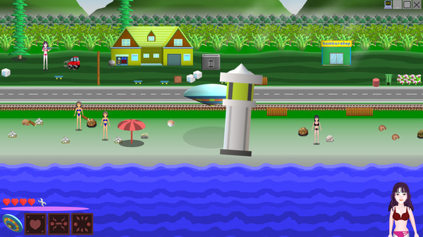 Screenshot z UFO vs Bikini