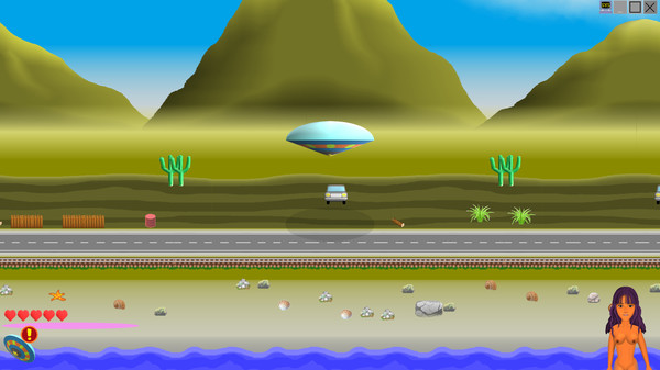 Screenshot z UFO vs Bikini