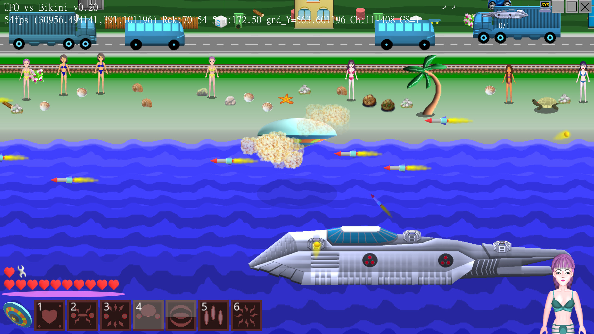 UFO vs Bikini Featured Screenshot #1