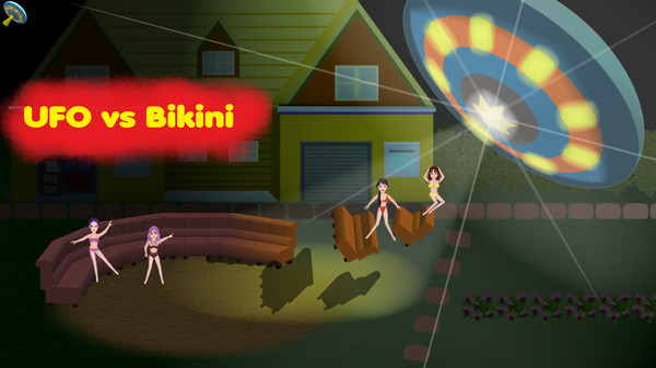 Screenshot z UFO vs Bikini