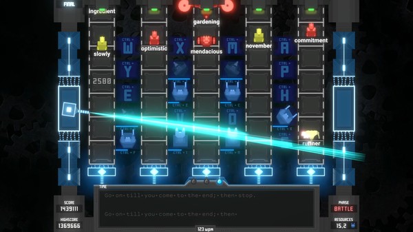 Tyfortress: Tactical Typing screenshot 4