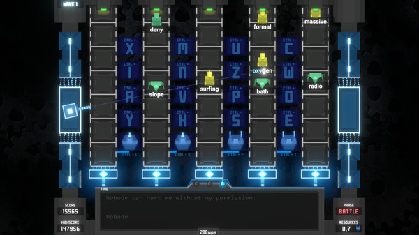 Tyfortress: Tactical Typing screenshot 3