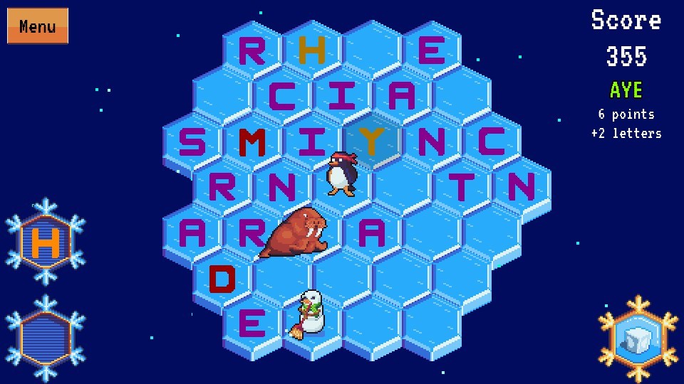 Icewords screenshot