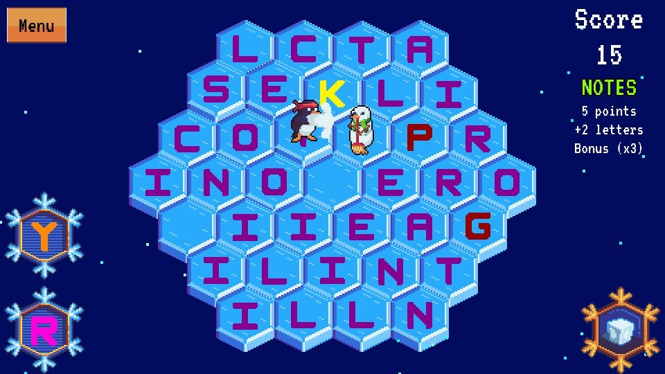 Icewords screenshot