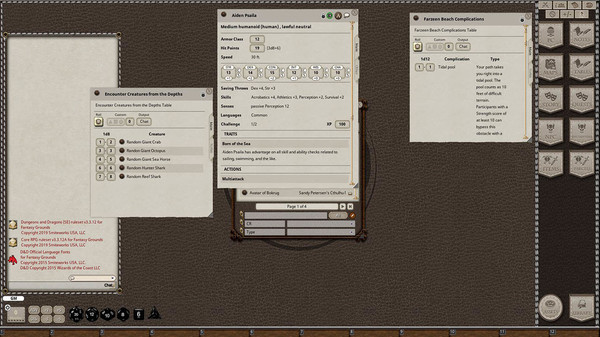 Fantasy Grounds - Ghoul Island Act 1 Voyage to Farzeen