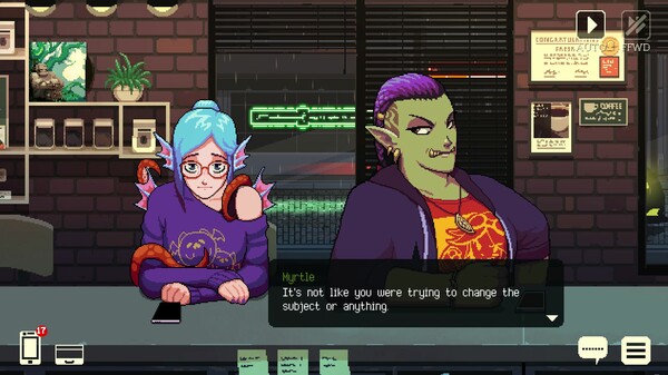 Screenshot z Coffee Talk Episode 2: Hibiscus & Butterfly