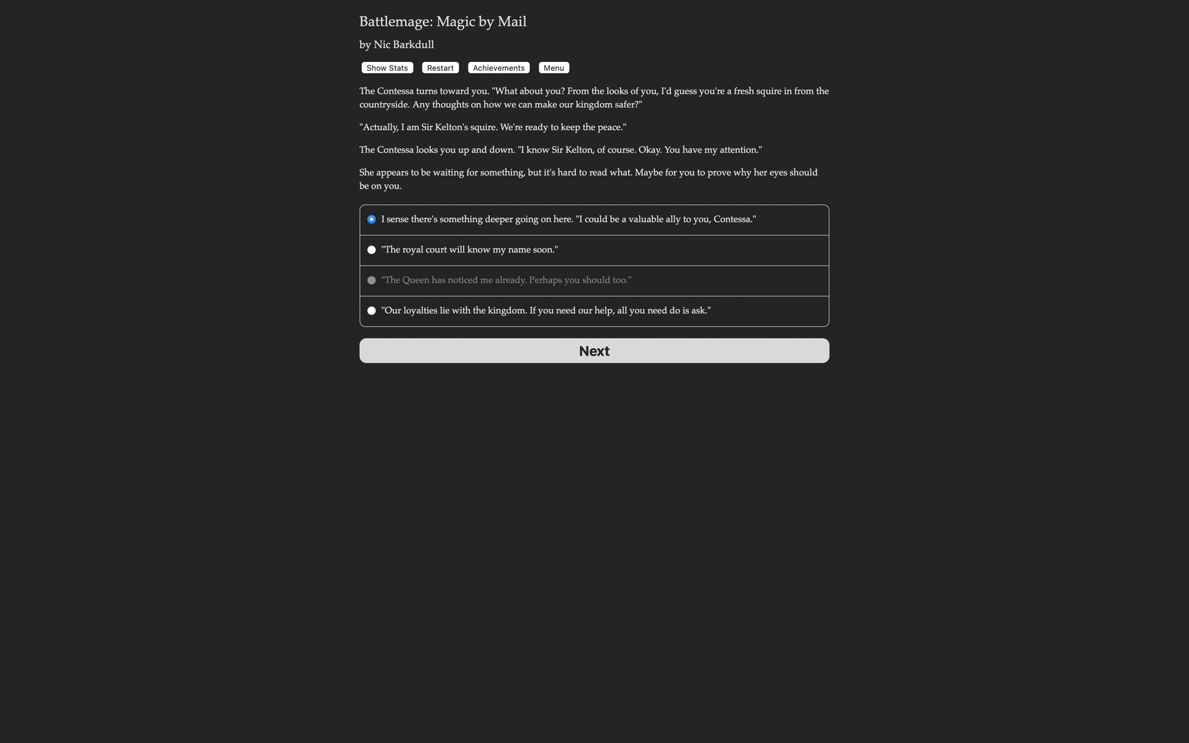 Battlemage: Magic by Mail screenshot #2