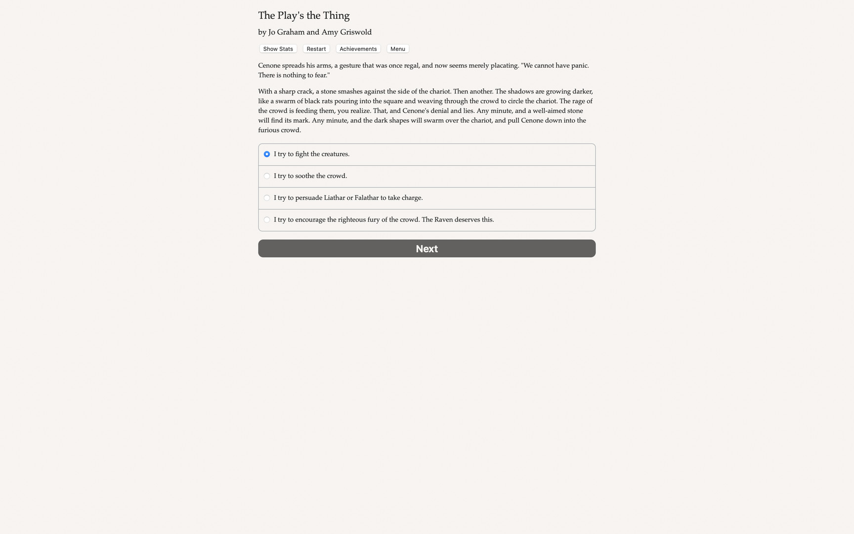 The Play's the Thing screenshot #6