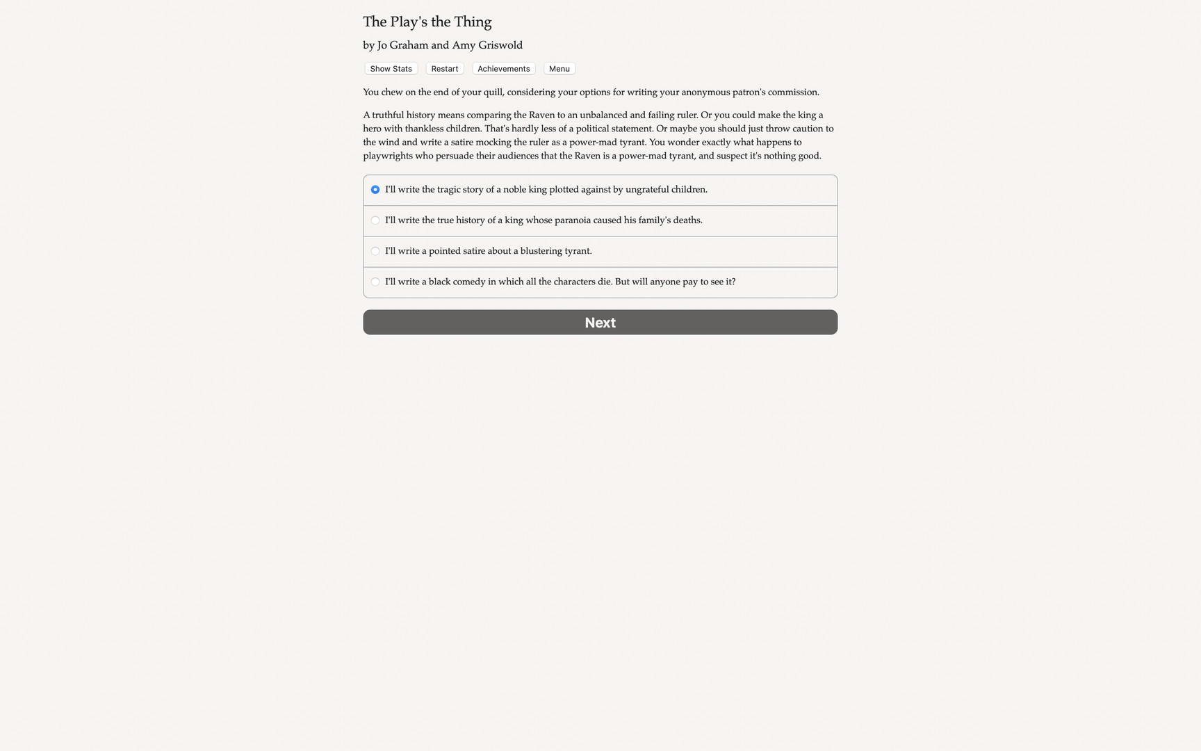 The Play's the Thing screenshot #3