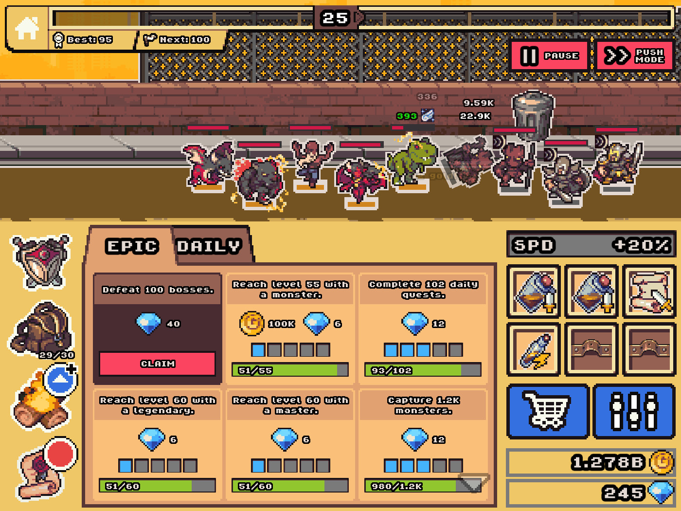 #6. Idle Monster Frontier (Steam) 게시자: Iron Horse Games