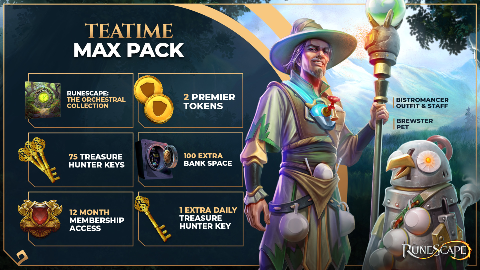 RuneScape Teatime Max Pack Featured Screenshot #1