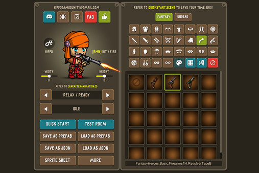 Screenshot z Fantasy Heroes: Character Editor & Sprite Sheet Maker Screenshot z Fantasy Heroes: Character Editor & Sprite Sheet Maker