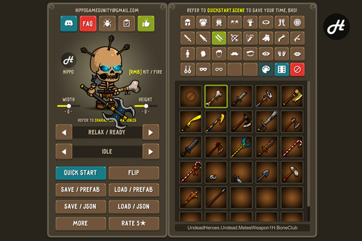 Screenshot z Fantasy Heroes: Character Editor & Sprite Sheet Maker Screenshot z Fantasy Heroes: Character Editor & Sprite Sheet Maker
