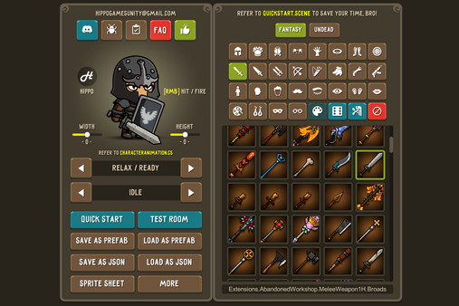 Screenshot z Fantasy Heroes: Character Editor & Sprite Sheet Maker Screenshot z Fantasy Heroes: Character Editor & Sprite Sheet Maker