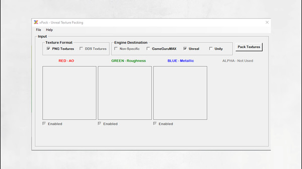 Screenshot z xPack Texture Packing Screenshot z xPack Texture Packing