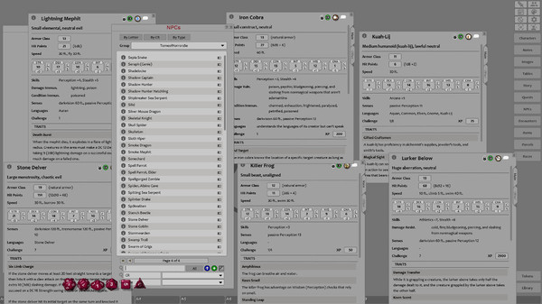 Fantasy Grounds - Tome of Horrors screenshot 7