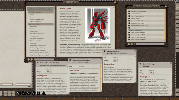 Fantasy Grounds - Power Armor