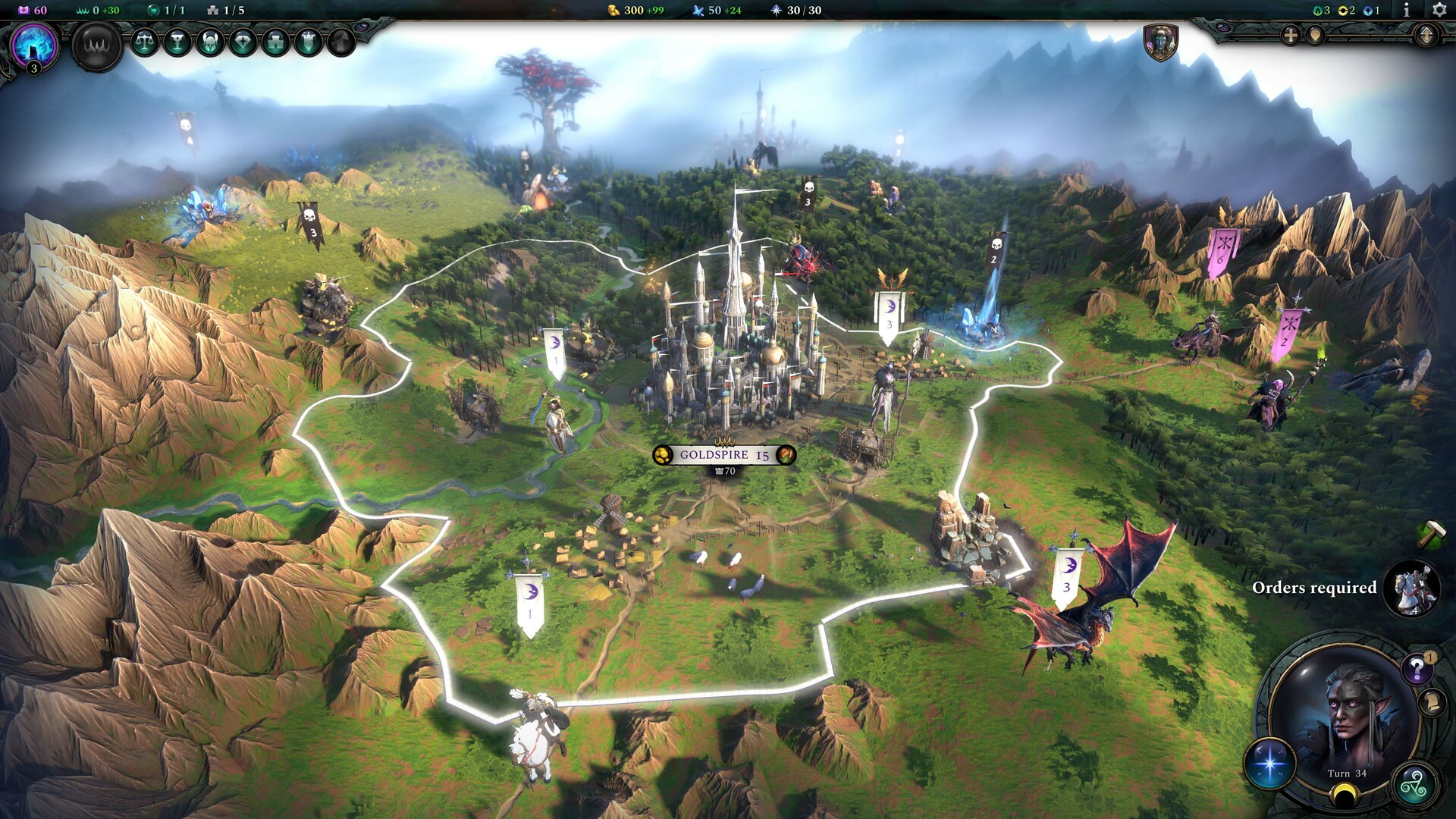 screenshot of Age of Wonders 4 1