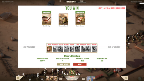 Screenshot z Northend Tower Defense