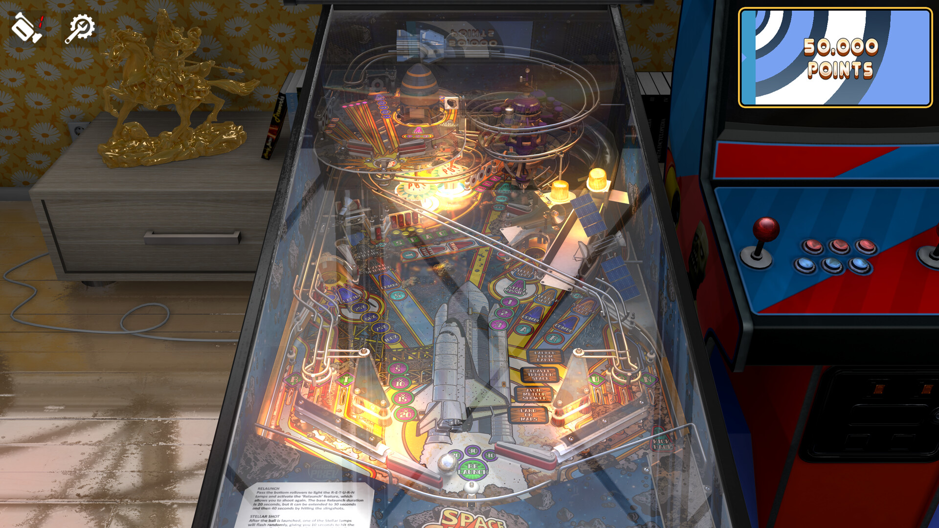 Zaccaria Pinball - Space Shuttle Deluxe Pinball Table Featured Screenshot #1