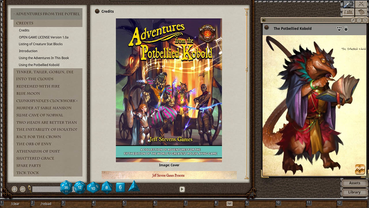 Fantasy Grounds - Adventures from the Potbellied Kobold: 15 Adventures for 5Eのスクリーンショット 1