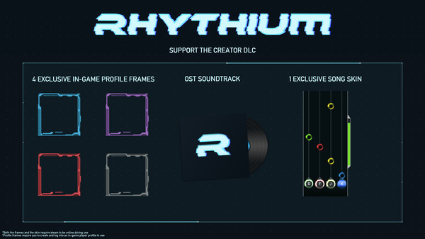 Rhythium - Support the creator pack - DLC