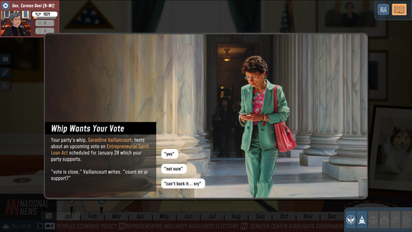 Screenshot z Political Arena