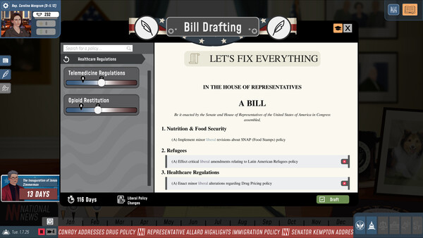 Screenshot z Political Arena