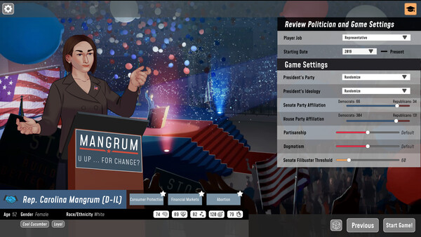Screenshot z Political Arena