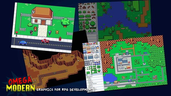 RPG Maker MZ - Omega Modern Graphics Pack