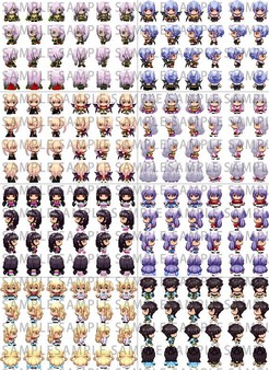 RPG Maker MZ - Fantasy Heroine Character Pack 6