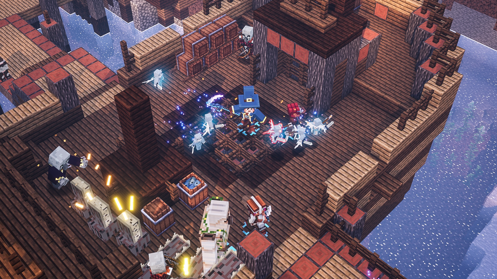 Minecraft Dungeons 四人合作推進