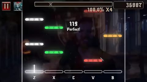 Rhythmetallic video 2