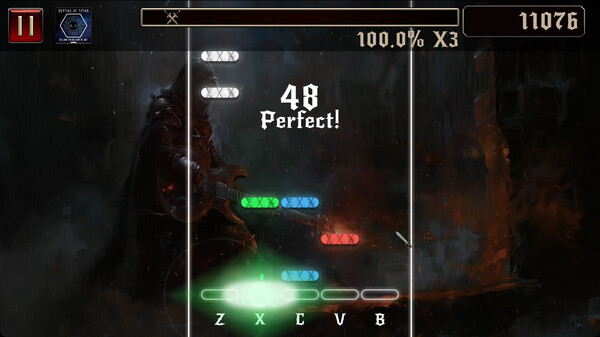 Rhythmetallic Screenshot