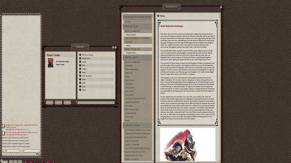Fantasy Grounds - World of Farland Players Guide