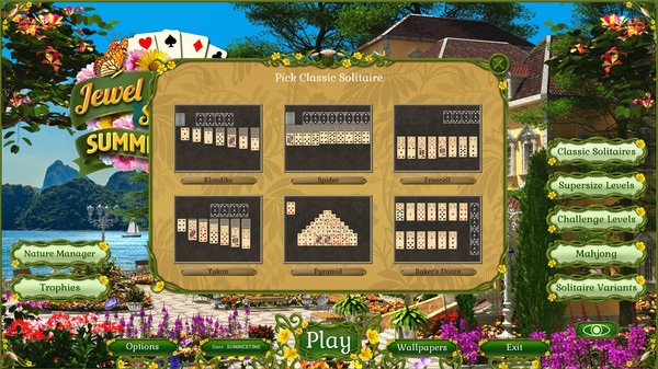 Screenshot z Jewel Match Solitaire Summertime
